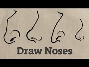 How to Draw Noses From the Side
