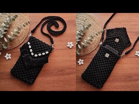 Navratri Special | DIY Macramé Mobile Sling Bag | Mobile Bag Tutorial