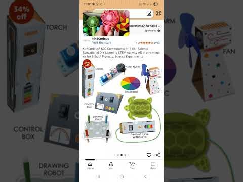 Kit 4 Curious Seaching for kit fan robot eyes disc drawing vibration turtle and Many More kits playd