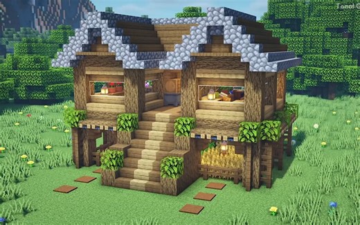 我的世界简单又好看的房子搭建，进来学！