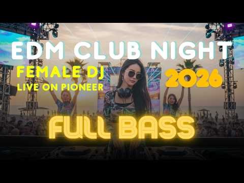 IBIZA BEACH FESTIVAL DJ SET 🔥 | Female DJ Live Club Mix 2026 | EDM Party Music 4K