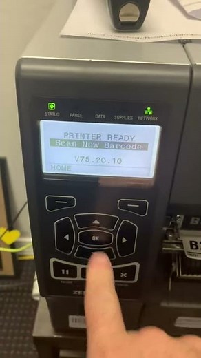 Zebra Scan and continuous Print with ZT410