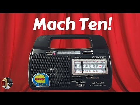 SuperSonic SC-1082 AM FM Shortwave Radio Review