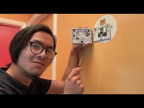 How To Remove Thermostat From Base Faceplate Off The Wall Honeywell RTH9585WF For New Install Etc