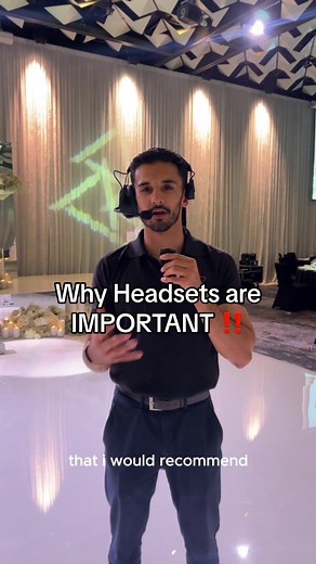 Why Headsets are IMPORTANT for Weddings!