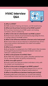 HVAC Interview questions and answers ‼️✅ . . #HVACInterview #HVACTechnician #Heating Ventilation Air Conditioning #HVACJobs #InterviewPreparation #Technical Questions #SafetyAndCompliance #Behavioral Questions #ScenarioBased Questions | Fire-fighting and Fire Alarm system