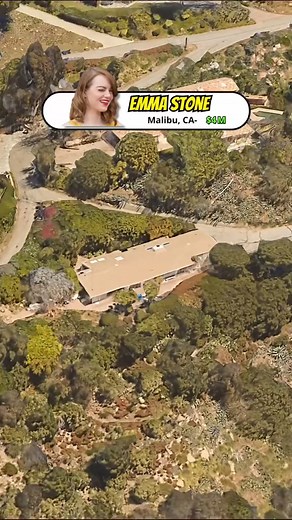 6.2K views · 27 reactions | Emma Stone's House in Malibu worth $4M #emmastone #Oscar #mansion #celebrity #house #Home #House | Real Estate of Stars | Facebook