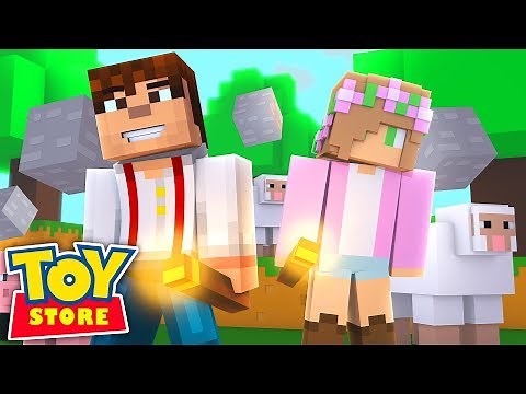 LITTLE KELLY IS IN STORY MODE! Minecraft Toystore