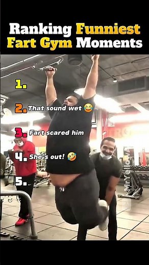 RANKING Funniest Fart Gym Moments Ever #shorts