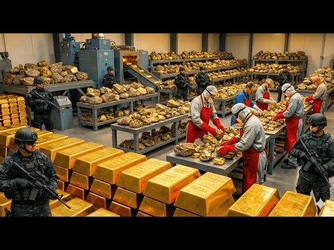 Inside the Gold Refinery: How Dirt Becomes 99.9% Pure Million-Dollar Bars