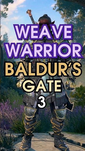 a WEAVE WARRIOR in Baldur's Gate 3 in 1min! - Fighter/Wizard build #baldursgate3 #shorts