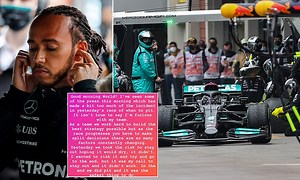 Hamilton 'frustrated' by Mercedes decision making as he comes 5th