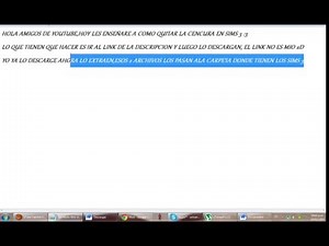 como quitar la censura en sims 3 (PC) ¡¡¡¡FUNCIONA!!!!