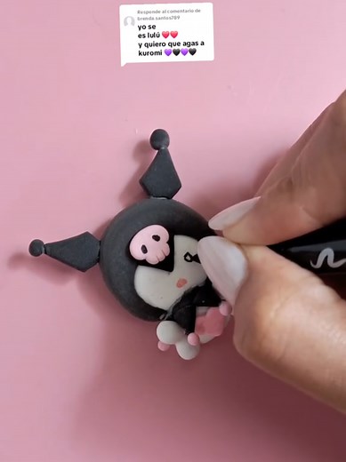 Crea tu propia Kuromi con foamy moldeable