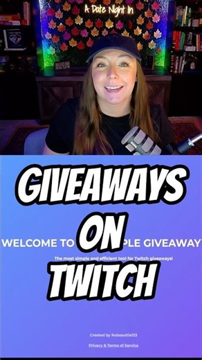 Giveaways on Twitch