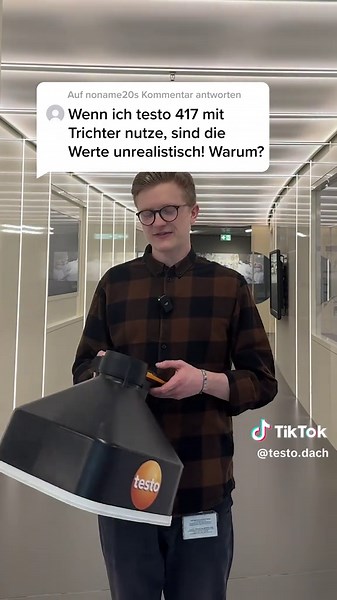 Präzise Messwerte mit dem testo 417 einstellen