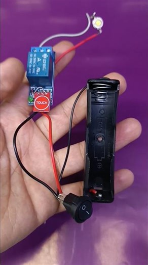 Turn ANY Relay into a Touch Switch with This Module!✨🔘 #shorts