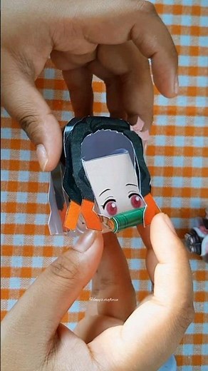 Nezuko Kamado Paper Model DIY Craft #kimetsunoyaiba #demonslayer #nezukokamado #shorts #anime