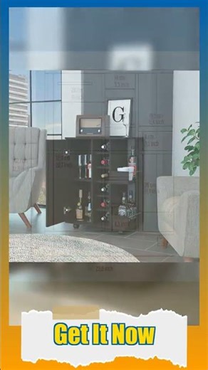 Tennessee Bar Cart, One Cabinet With Division, Six Cubbies For liquor, Two Shelves