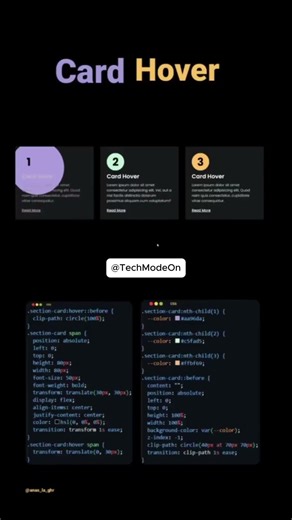 🖱️Card Hover Effect | CSS Hover | Programming