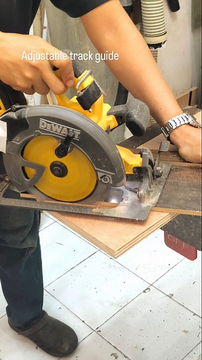 Adjustable track guide cut for circular saw, easy perfect cut with many angles. #woodworking #diy #tips #plywoodworking #fblifestyle | Plywoodworking Tips & Trick