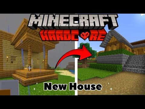 Minecraft hardcore new house build!
