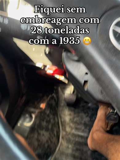 Ficamos sem embreagem com 28 toneladas