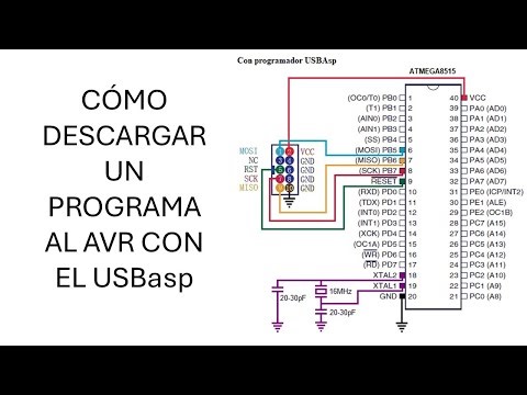 HOW TO DOWNLOAD A PROGRAM TO THE AVR WITH USBasp