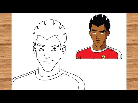 How To Draw Shakes From Supa Strikas / Easy Drawing / Tamanna's Drawing