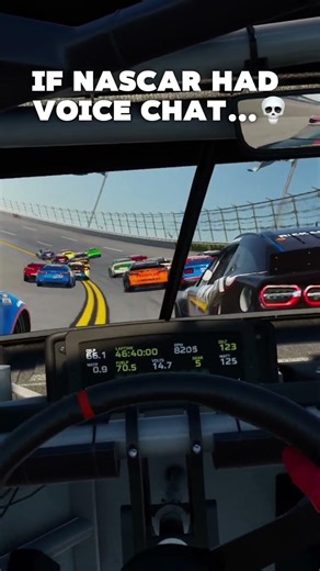 If NASCAR had voice chat💀 #shorts #nascar
