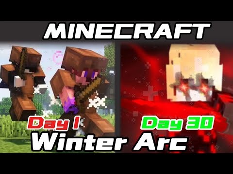 🔥From Noob to PRO in Minecraft in 30 Days | Epic Winter Arc Challenge
