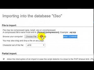 How to import and export database in phpmyadmin