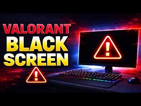 Valorant Black Screen On Launch Fix 2026 | Valorant Not Opening PC Windows 11