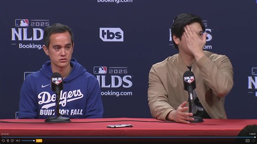 47K views · 1.6K reactions | Shohei Ohtani (6.0 IP, 3 ER, 3 H, 1 BB, 9 K) speaks with the media after the #Dodgers take the 1-0 series lead in the #NLDS over Philadelphia. | Spectrum SportsNet LA | Facebook