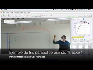 Tiro parabólico usando "Tracker". Parte I Coordenadas.