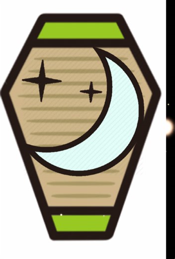 Finally made my OC coffin for TWST! Whooo also here’s the link I used for the outline https://rubypearl31.tumblr.com/post/691945071820587008/these-are-templates-of-all-the-twst-coffin-icons/amp #twst #twistedwonderland #twistedwonderlandoc