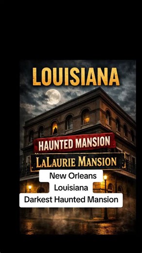 New Orleans Louisiana Darkest Haunted Mansion Viewers from Louisiana asked us to feature their state, so we’re dropping a bonus haunted story from New Orleans. The LaLaurie Mansion on Royal Street has been surrounded by dark legends since a fire in 1834 revealed horrifying secrets inside the home. Many visitors claim strange sounds and sightings still happen around the building today. Do you think places like this hold on to their past? #Top10EachState #HauntedLocations #RealGhostStories #MostHa