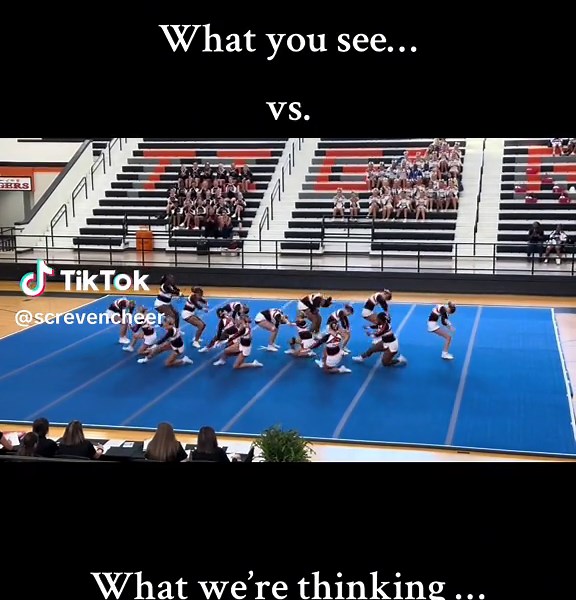 Only thing going through our mind!!😂😂 #cheer #competition #dancecounts #cheerdance #8counts #fyp #fypツ