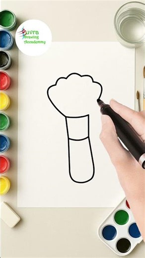 Satisfying Makeup Brush Drawing ✨🖌️ 🎨 | #drawing #shorts #makeup #art #viral #trending #tutorial