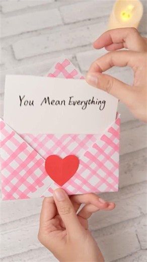 I Turned One Sheet of Paper Into a Cute Envelope 💌