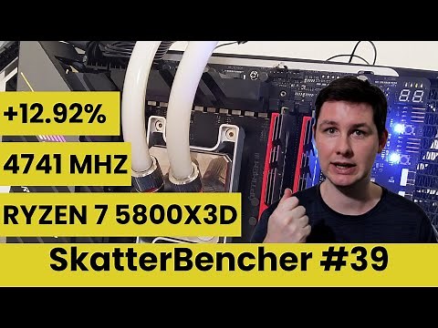 Ryzen 7 5800X3D Overclocked to 4740 MHz With Crosshair VIII Extreme | SkatterBencher #39