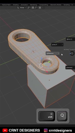 Blender Modeling - BM24 #blender #blendermodeling #blendertutorial #3dart #shorts