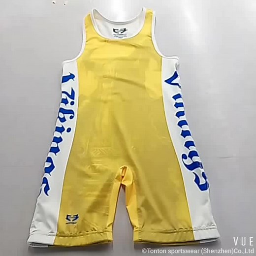 Online Sale High Quality  Wrestling Singlets Printed Jiu Jitsu Sportswear