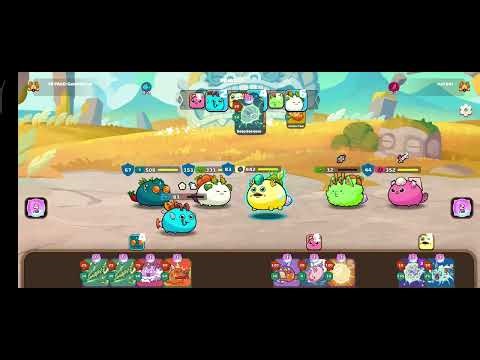 Axie Disablesaur vs God Dawn. Game 1
