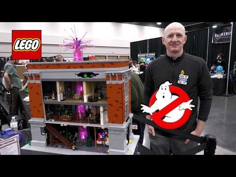 22,000 Pieces! LEGO Ghostbusters Firehouse with Full Interior