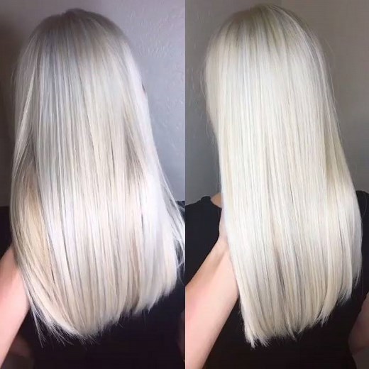 8.3K reactions · 1K shares | Emily Anderson Styling used the Uberliss Bond Treatment to take her client to this stunning shade of platinum.  "I am obsessed with the Uberliss products. I cannot wait to get all my clients hooked on having the softest and healthiest hair using their treatments.” - Emily Anderson Styling bit.ly/UberlissBond | Uberliss | Facebook