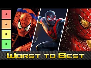 Worst to Best: Spider-Man Video Games (Tier List)