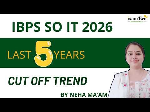 IBPS SO IT 2026 || Last 5 Year Cut Off Trend