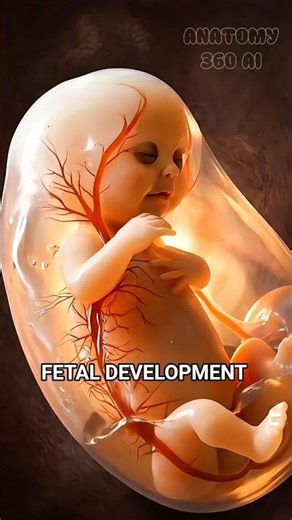 Embryo Development In The Womb | Natural Movement #fetusdevelopment #shorts #pregnancy #baby