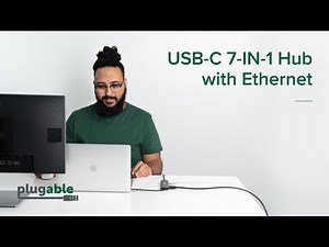 Plugable USB-C 7-in-1 Hub with Ethernet
